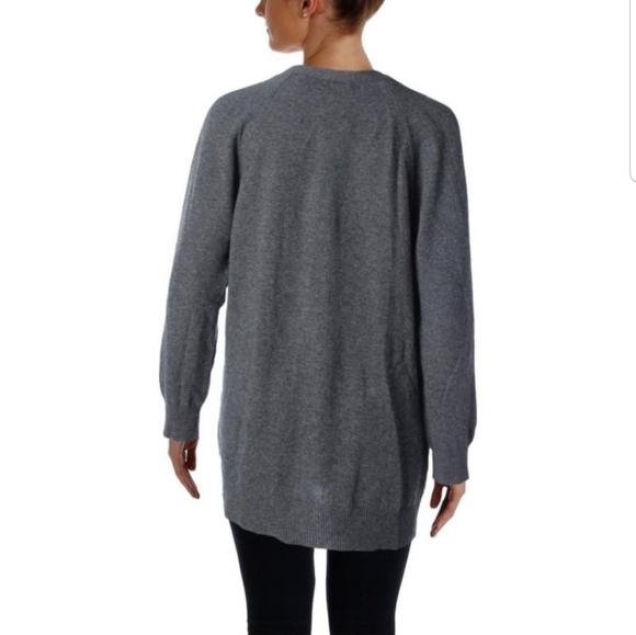 Aqua Cashmere Open Front Cardigan Sweater Size Small - Picture 10 of 13